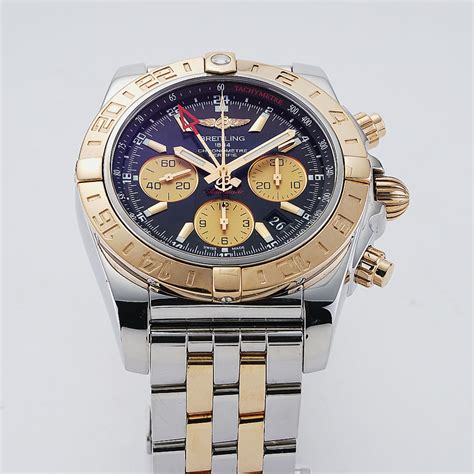 breitling chronomat longitude gmt ref a 20048|Breitling Chronomat evolution two tone.